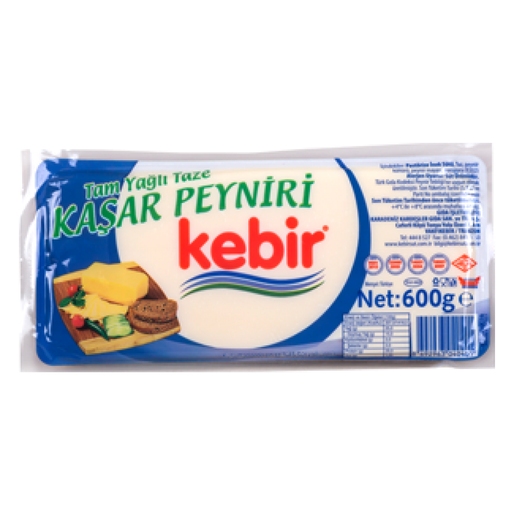 TAM YAĞLI TAZE KAŞAR PEYNİRİ 600GR