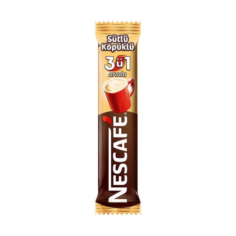 KAHVE SÜTLÜ KÖPÜKLÜ 3Ü 1 ARADA 16,5GR